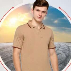 Pikmee Tipped polo shirt